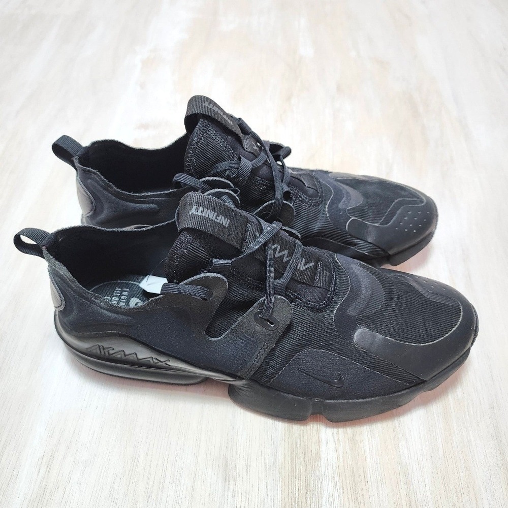 Nike Air Max Infinity Triple Black Mens Running Shoes 11.5 BQ3999-004 Athletic